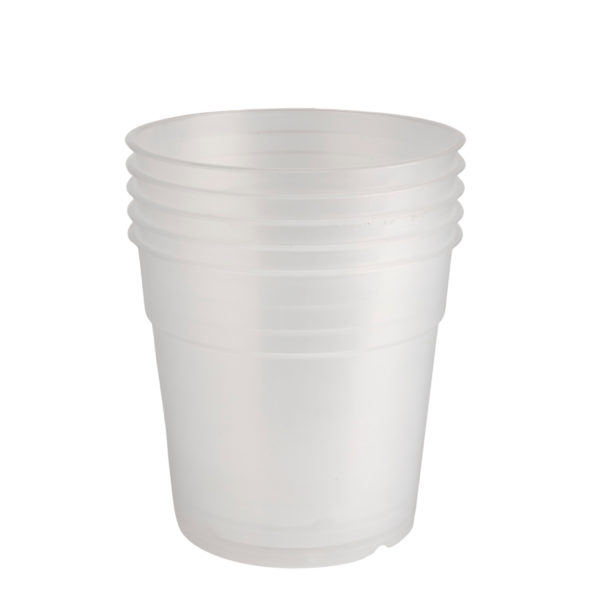 Pot transparent 12 cm – Image 2