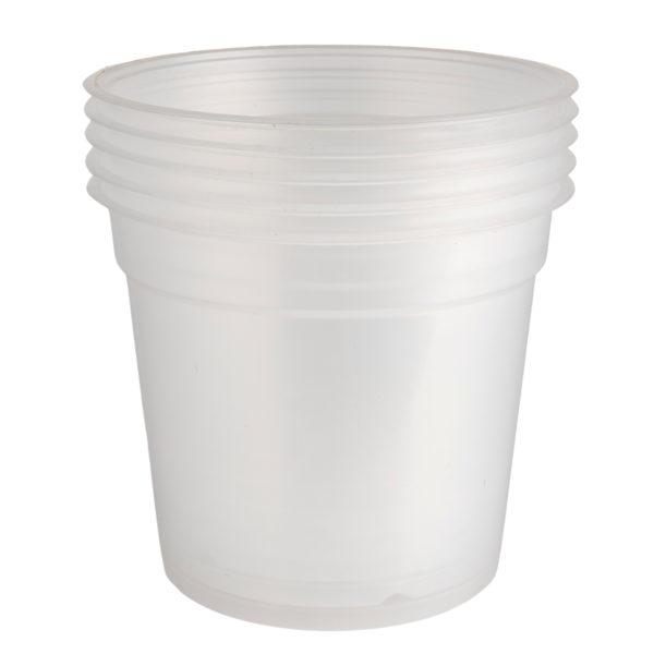 Pot transparent 15 cm – Image 2