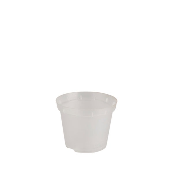 pot transparent 8 cm